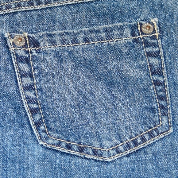 NEW Gymboree Frayed Denim Jean Skirt/Skort w/Adj. Waist & Built-In Short… - Picture 7 of 12